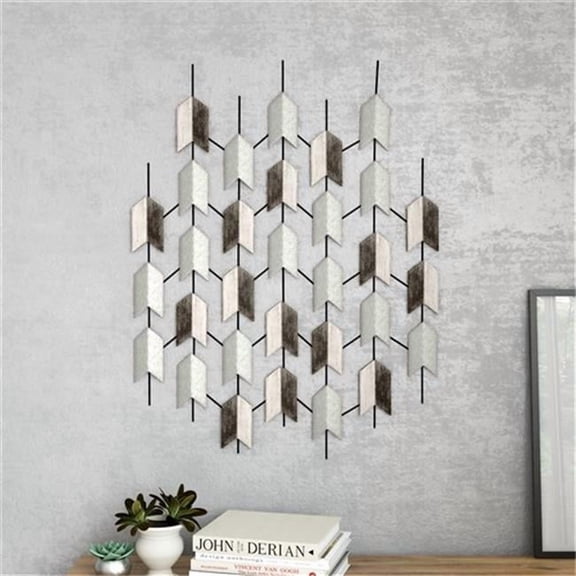 Aspire Home Accents 7210 Romilly Modern Arrow Wall Decor, Black & White