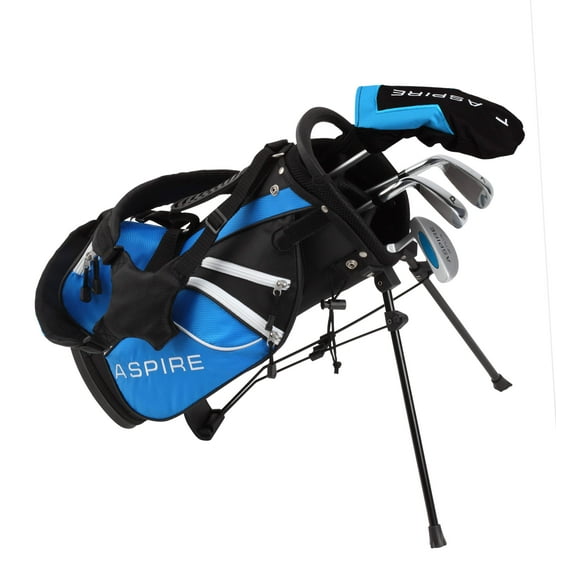 Aspire Junior Plus Premium Golf Club Set for Children, Kids - 5 Age Groups Boys and Girls - Right Hand