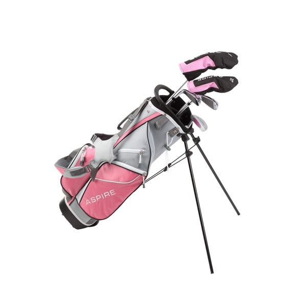 Aspire Junior Plus Premium Golf Club Set for Children, Kids - 5 Age Groups Boys and Girls - Right Hand