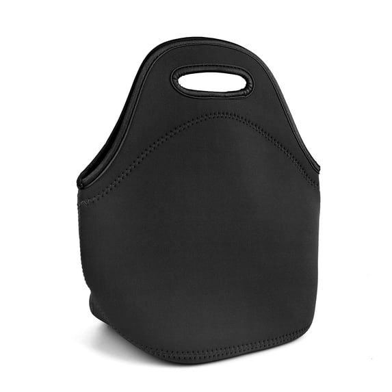 Aspire Neoprene Lunch Bag Thick Insulated Lunch Tote Bags Reusable Lunch Container Box Cooler with Zipper - Black