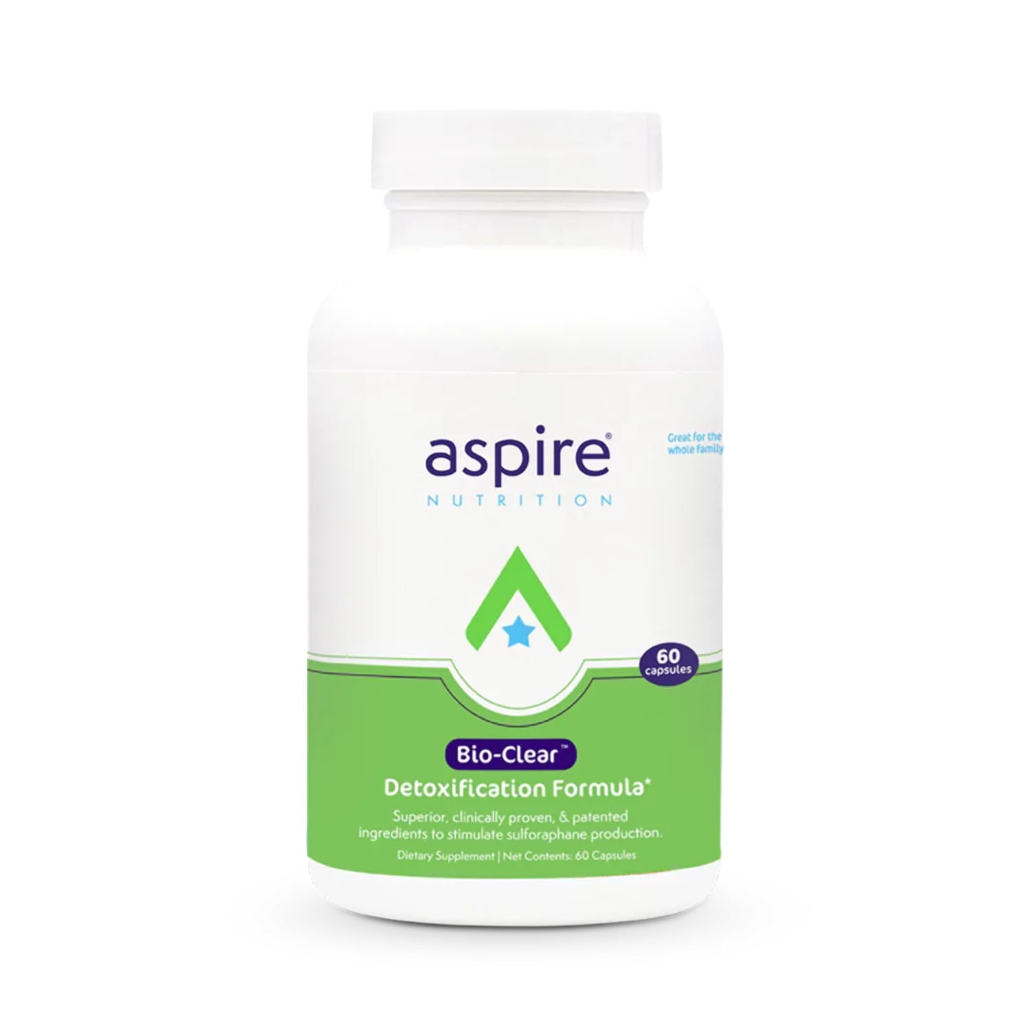 Aspire Nutrition Bio-Clear Detoxification Supplements for Liver and Kidney Support, fatty liver detox cleanse, Immune Support Formula