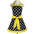 thumbnail image 1 of Aspire Retro Polka Dots Kitchen Apron For Women, Christmas Cooking Apron Waitress Cafe Working Apron, 1 of 7