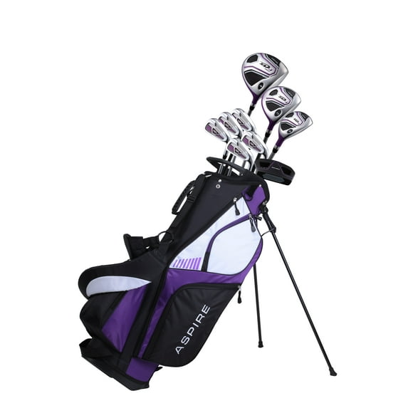 Aspire XD1 Womens Complete Right Handed Golf Club Package Set - 3 Color Options & 3 Sizes Available