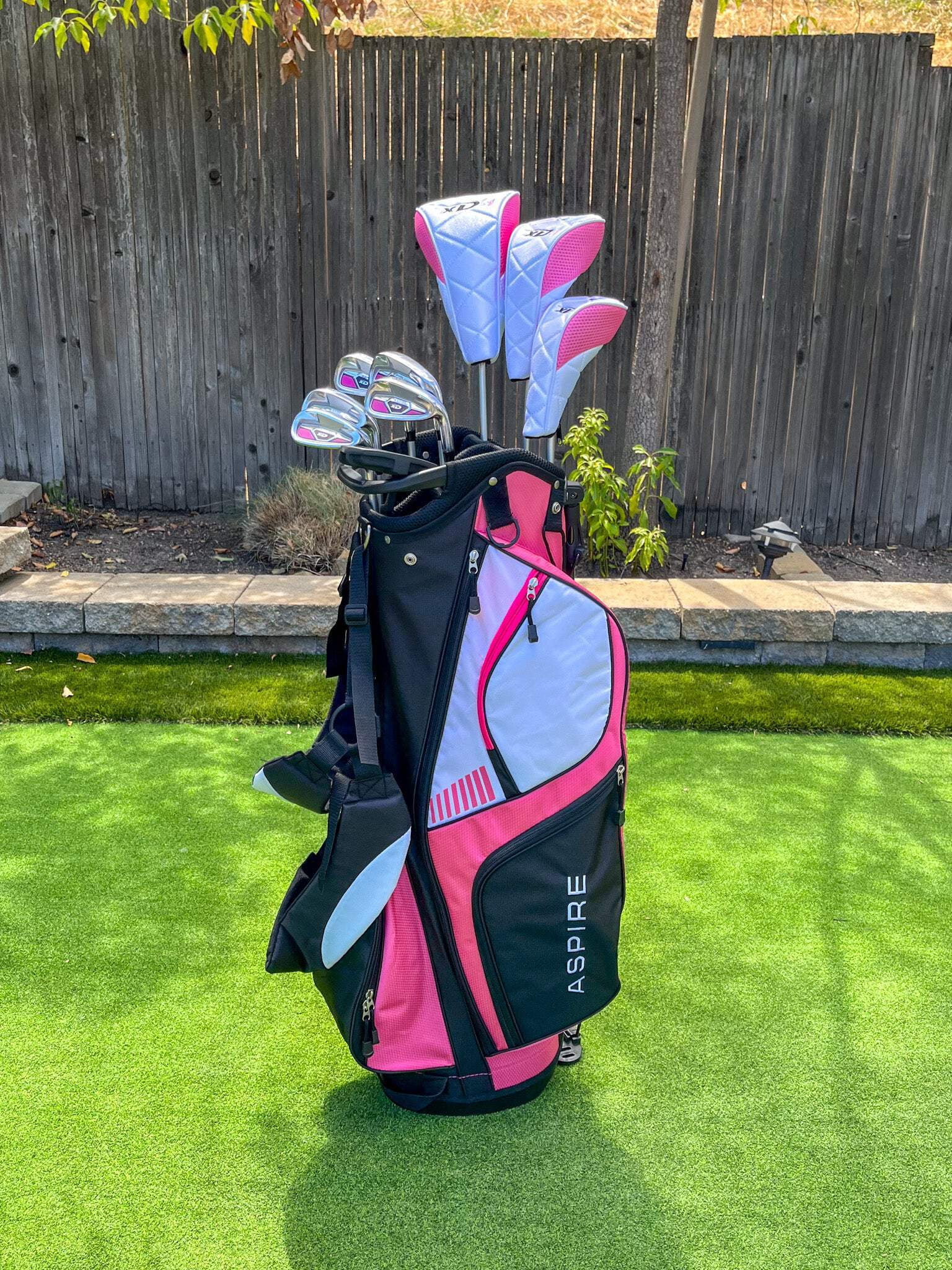 Aspire XD1 Womens Ladies Left Hand 14 Piece Complete Golf Clubs Package Set Regular Size