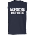 thumbnail image 1 of Aspiring Retiree Adult Sleeveless Tee, 1 of 3