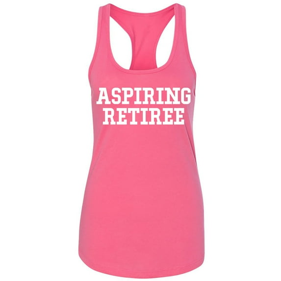 Aspiring Retiree Racerback Tank