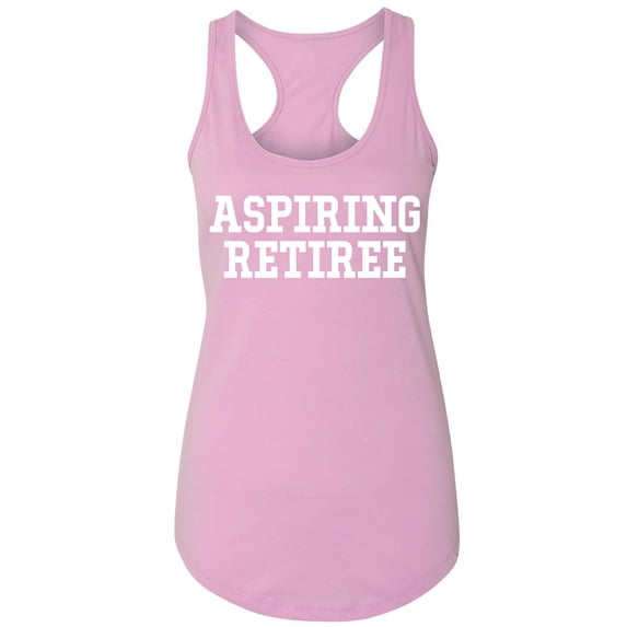 Aspiring Retiree Racerback Tank
