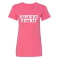 thumbnail image 1 of Aspiring Retiree Womens crewneck tee, 1 of 2