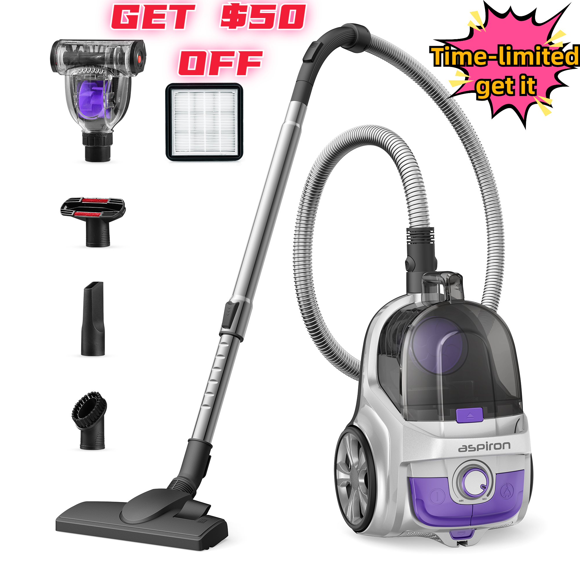 Kalorik Blue Pure Air Water Filtration Vacuum Cleaner