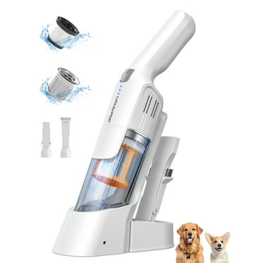 Aspiron Cordless Handheld Vacuum, 15KPA Powerful Car Vacuum, Rechargeable, Charging Dock, Ergonomic Handle, 2-in-1 Crevice Tool, 1.8lb Portable Handheld Vacuum with 2-Speed for Car, Home