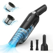 Aspiron Cordless Handheld Vacuum, 15KPA Powerful Car Vacuum, Rechargeable, Charging Dock, Ergonomic Handle, 2-in-1 Crevice Tool, 1.8lb Portable Handheld Vacuum with 2-Speed for Car, Home