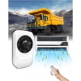 thumbnail image 1 of Aspligo 10000 BTU 12V Truck Air Conditioner, DC Inverter Split System, Pre-Charged Refrigerant, Plug & Play Installation for Semi-Trucks Trailers Heavy Equipment, 1 of 7