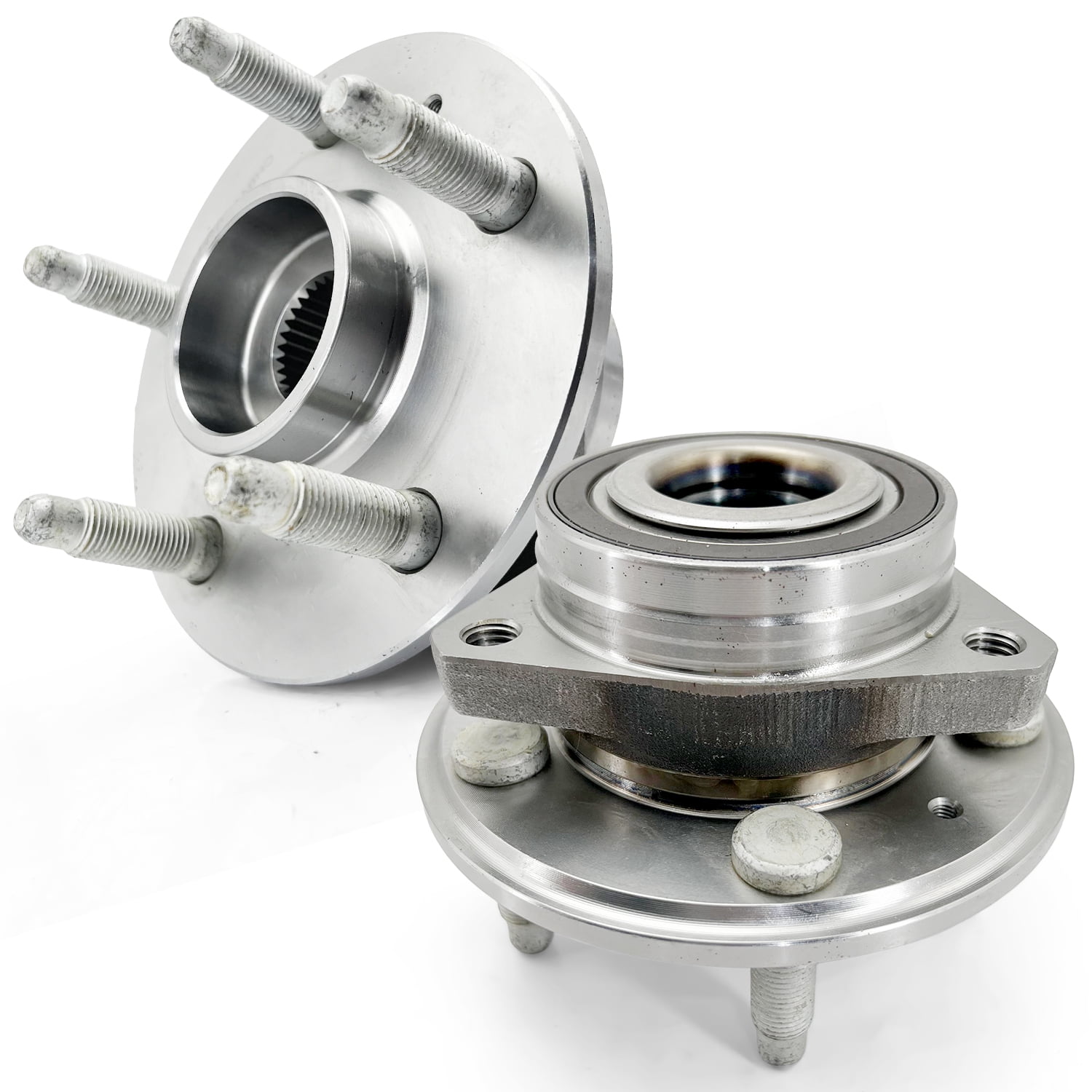 Aspligo 2Pcs 513282 Front/Rear Wheel Bearing Hub Assembly 5-Lug w ...