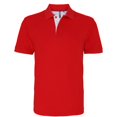 thumbnail image 1 of Asquith & Fox Mens Classic Fit Contrast Polo Shirt, 1 of 5