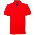 thumbnail image 1 of Asquith & Fox Mens Classic Fit Contrast Polo Shirt, 1 of 6