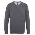 thumbnail image 1 of Asquith & Fox Mens Cotton Rich V-Neck Sweater, 1 of 4