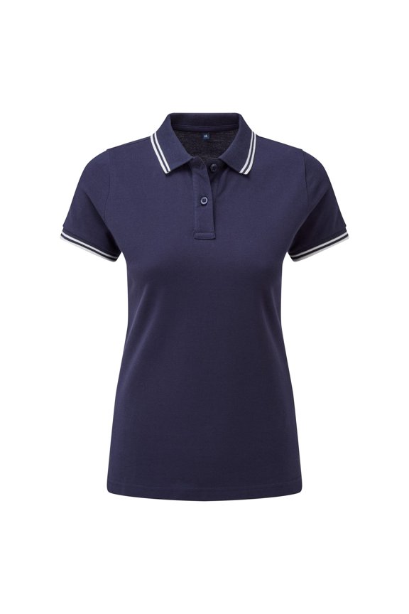 Womens Classic Fit Tipped Polo
