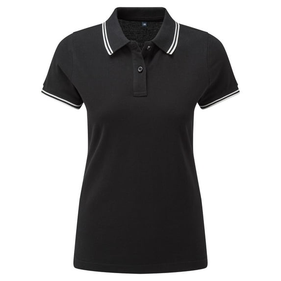 Asquith & Fox Womens Classic Fit Tipped Polo