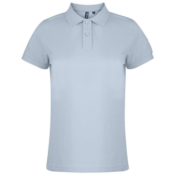 Asquith & Fox Womens Plain Short Sleeve Polo Shirt