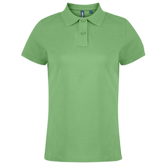 Asquith & Fox Womens Plain Short Sleeve Polo Shirt