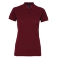 thumbnail image 1 of Asquith & Fox Womens Short Sleeve Performance Blend Polo Shirt, 1 of 3