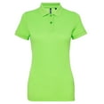thumbnail image 1 of Asquith & Fox Womens Short Sleeve Performance Blend Polo Shirt, 1 of 3