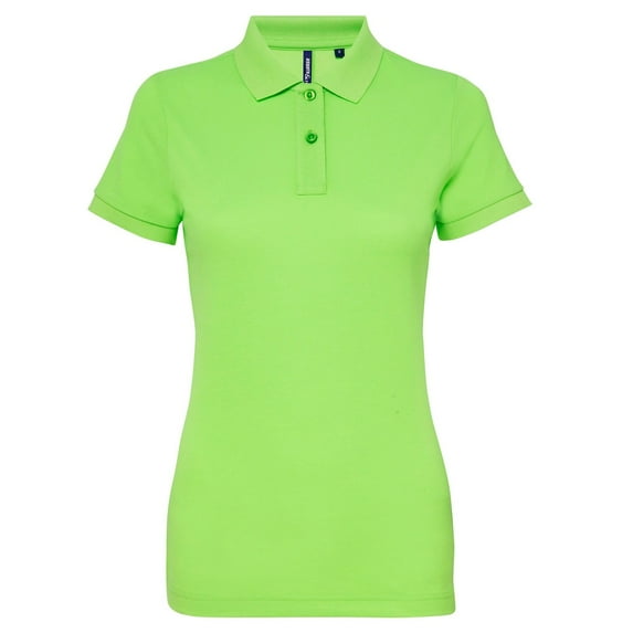 Asquith & Fox Womens Short Sleeve Performance Blend Polo Shirt