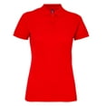 thumbnail image 1 of Asquith & Fox Womens Short Sleeve Performance Blend Polo Shirt, 1 of 3