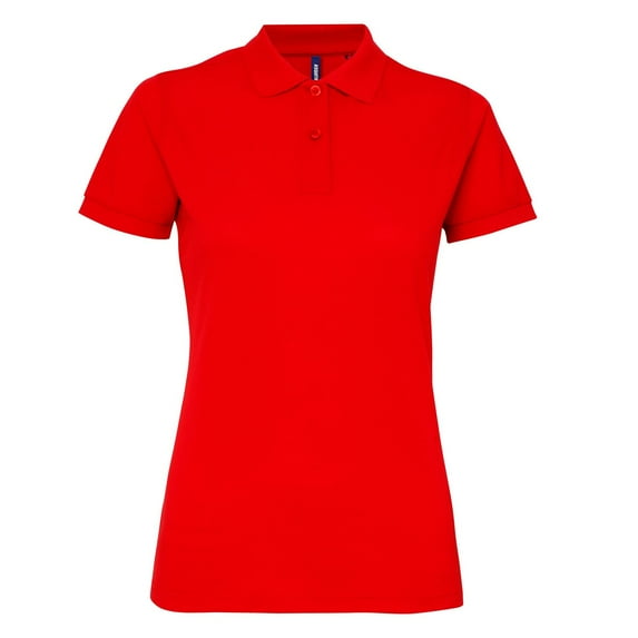 Asquith & Fox Womens Short Sleeve Performance Blend Polo Shirt