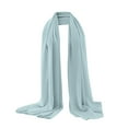 thumbnail image 1 of Asqwmvz Silk Scarfs for Women-Lightweight Mother's Day Gift Women's Soft Solid Color Shawl Baotou Pearl Chiffon Shawl Muslim Hijab Long Chiffon Sheer Scarf for Womens Beach Bandanas for Women Am, 1 of 3