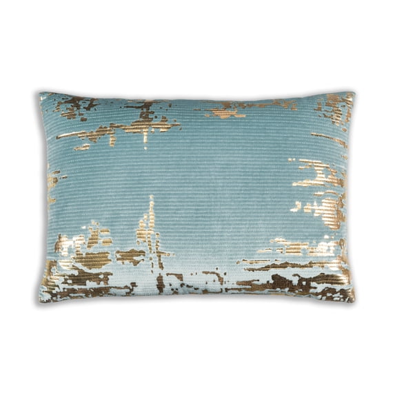 Asra Green and Gold Pillow Cover Only