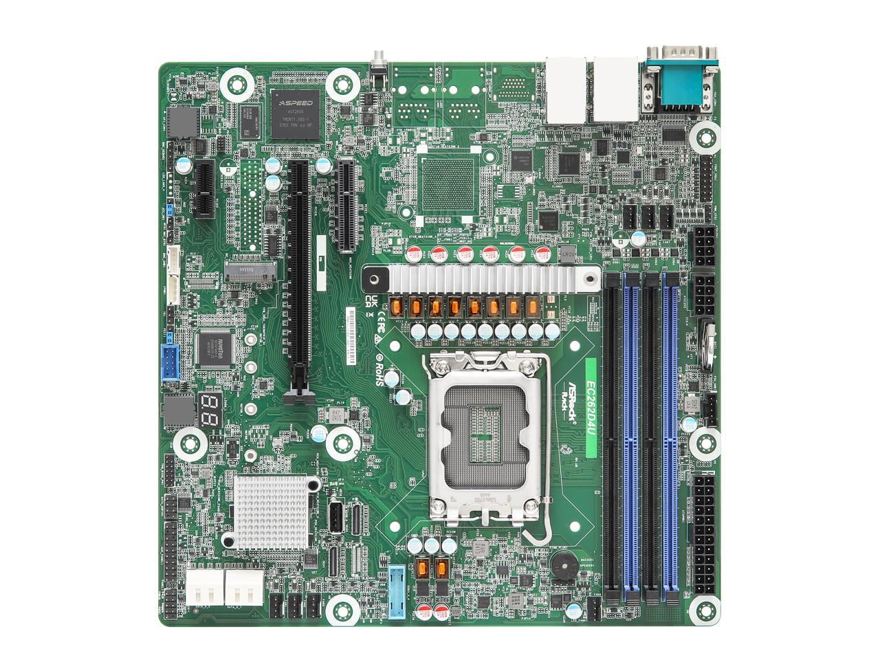 ASRock Rack Server Motherboard EC262D4U Micro-ATX Single Socket V1 (LGA ...