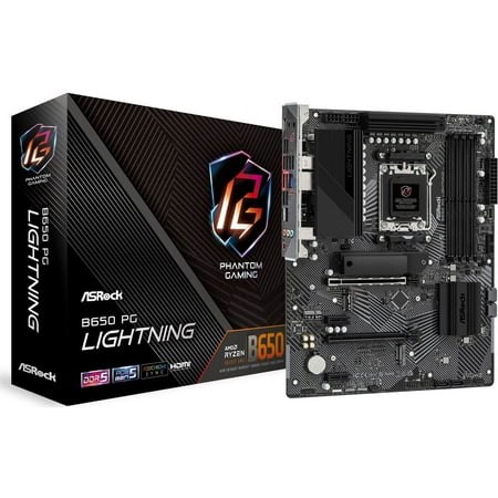 Asrock B650 PG Lightning AMD B650 Socket AM5 ATX DDR5-SDRAM Motherboard