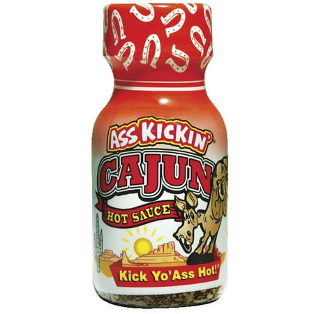 Ass Kickin’ Cajun Hot Sauce – Travel Size 3/4 oz Mini Bottle of Habanero pepper