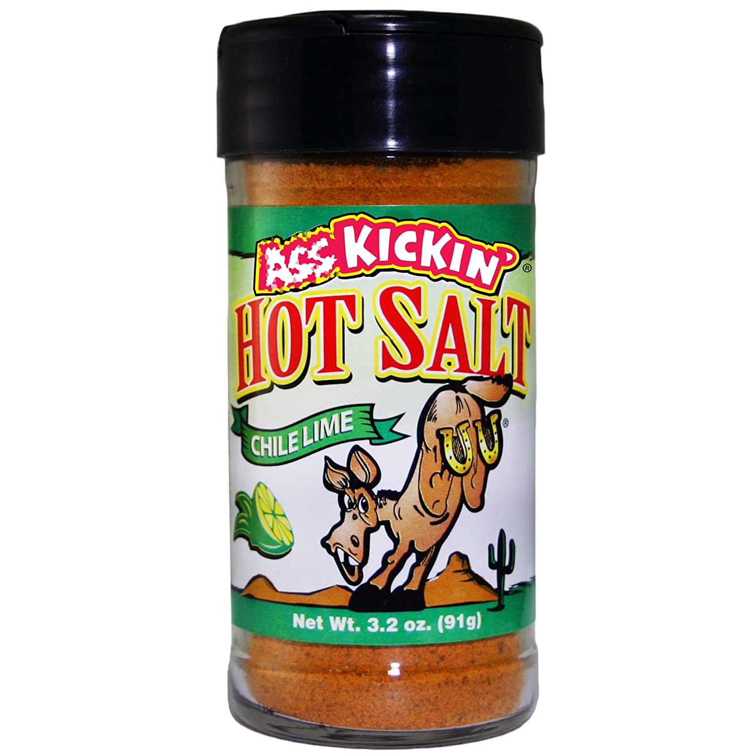 SF Salt Company Chili Lime Salt 4oz Stackable Salt Shaker