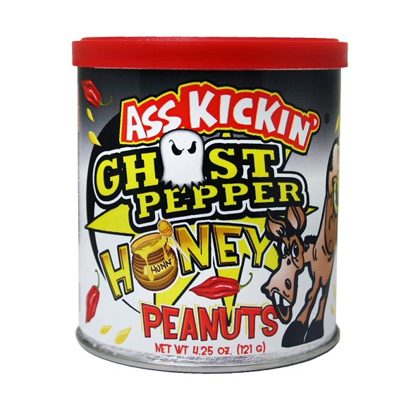 Ass Kickin Ghost Pepper Honey Peanuts 4.25oz Spice Mix Snacks