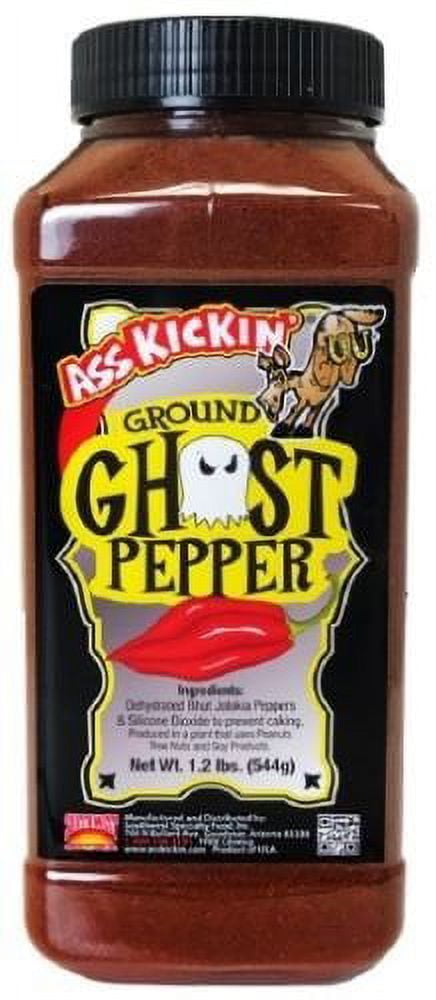 Ass Kickin’ Ground Ghost Pepper from Bhut Jolokia-Dry Powder 1.25lb