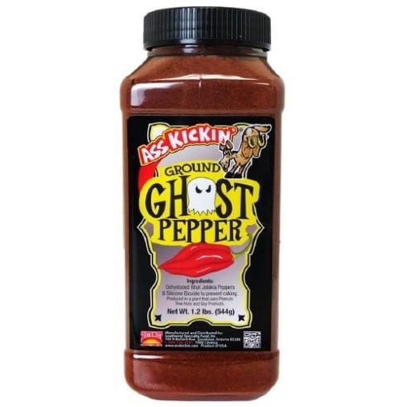 Ass Kickin Ground Ghost Pepper from Bhut Jolokia-Dry Powder 1.25lb