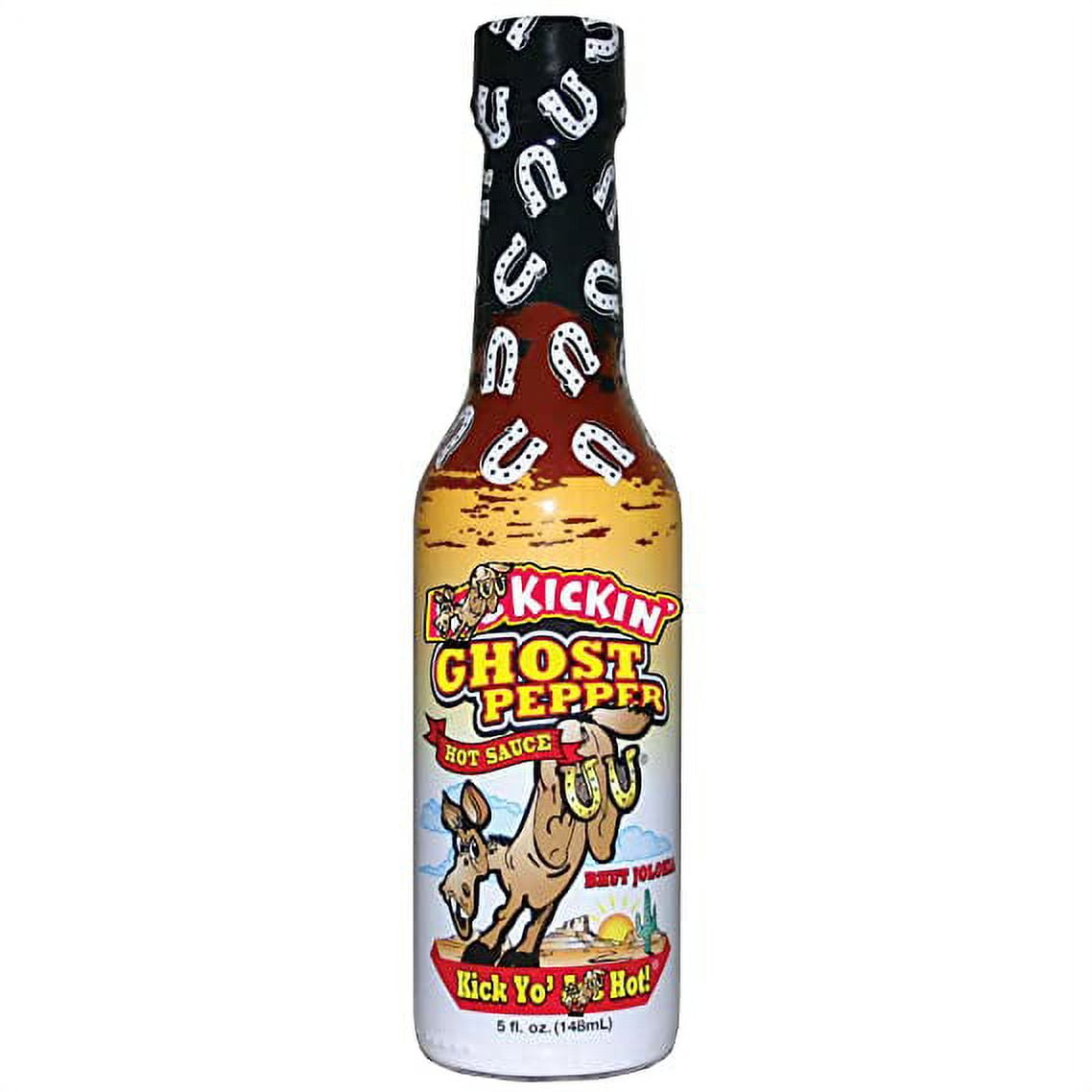 Ass Kickin' Hot Sauce with Ghost Pepper - 5oz Pack Of One Hot Sauce Bottle