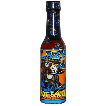 Ass Kickin' Lazy Ass Jalapeno & Habanero Pepper Hot Sauce 5oz (Pack of 1)