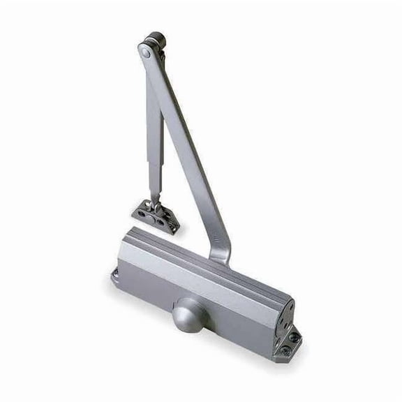 Manual, Hydraulic, Yale 51, Door Closer, Heavy Duty Interior and Exterior, Gray