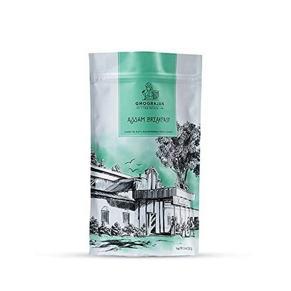 Assam Breakfast High Caffeine Loose Black Tea From India (200+ Cups) - Fresh Harvest - Perfect For Strong Morning Milk Tea Or Indian Chai Tea - Farm2Cup No Middleman - Bulk Pack - 1 Pound