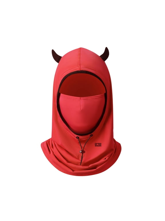 Assassin Hood and Mask Cotton Ninja Balaclava Adaptable Hoodie Casual Ren Faire Cosplay Costume Cowl