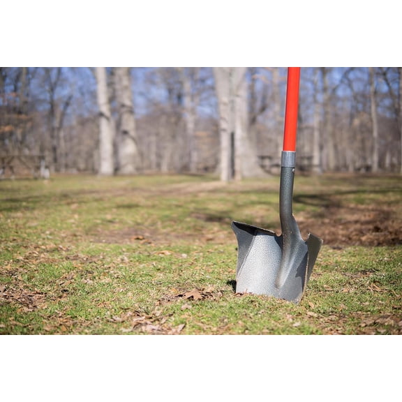 Assassin One Shot Garden Shovel (43" D-Handle) - Holds More Than The Average Shovel, Back Wings Keep Dirt from Spilling Off The Back, Best for Yard Work, Gardening, Digging, Treasure Hunting