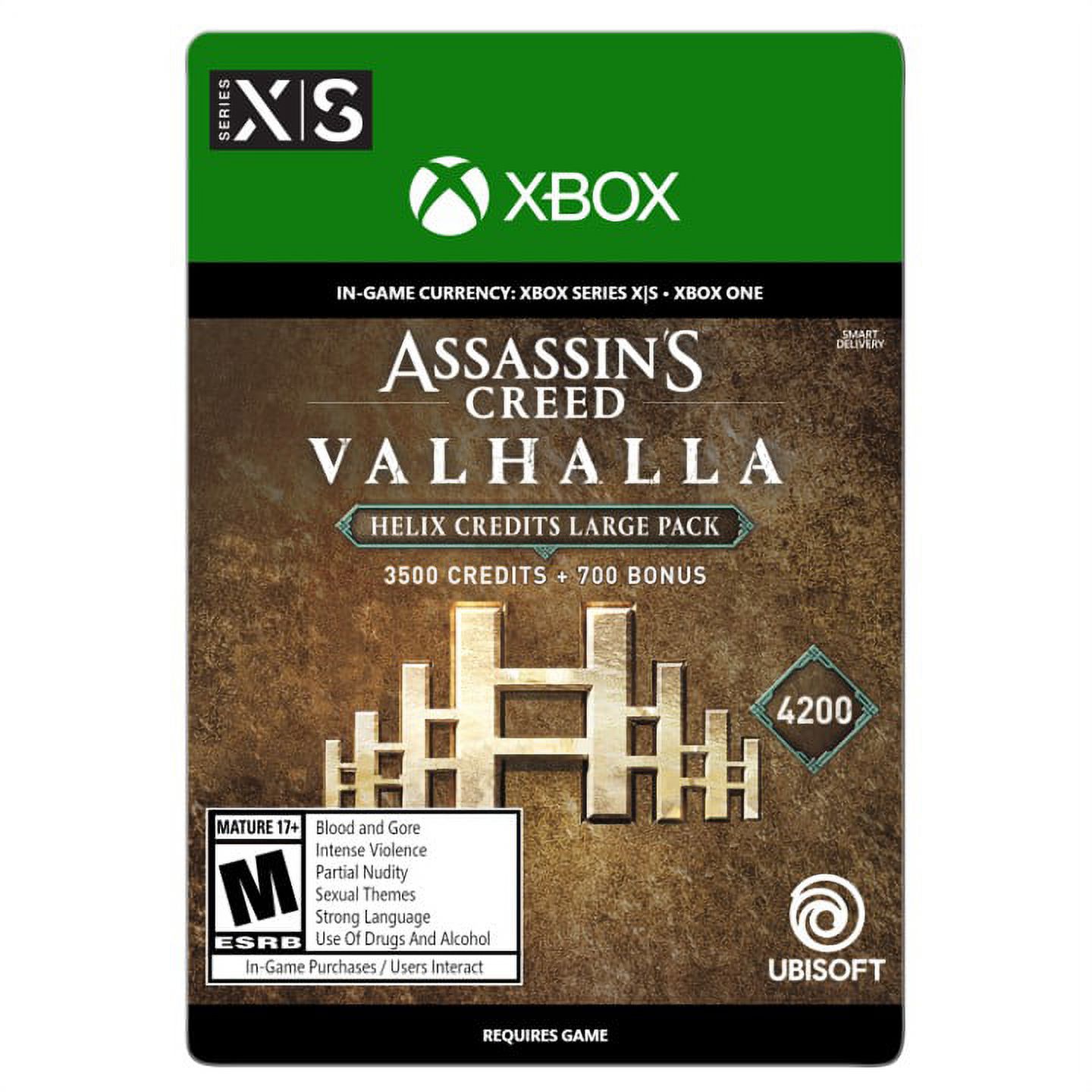 Assassin'S Creed Valhalla Large Helix Credits Pack 3500 Credits + 700 Bonus - Xbox One, Xbox Series X|S [Digital]