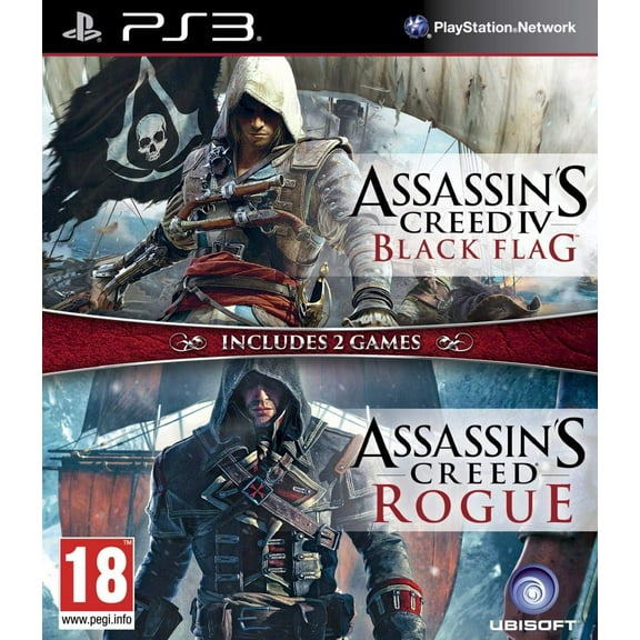 Assassin's Creed Black Flag + Assassin's Creed Rogue PS3