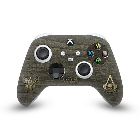 Assassin's Creed Black Flag Graphics Wood And Gold Chest Vinyl Sticker Skin Decal Cover Compatible with Microsoft Xbox Series X / Series S Controller