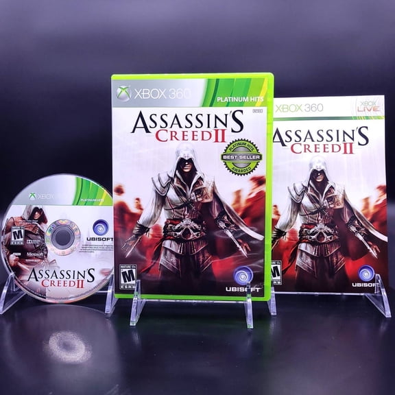 Restored Assassin's Creed II Microsoft Xbox 360 Platinum Hits
