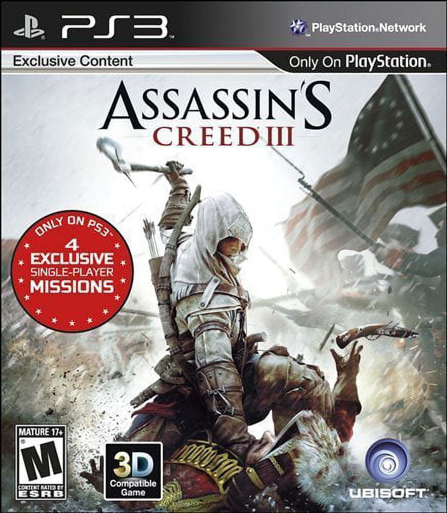 Steelbook Assassin's Creed 3 (UK) Pour PS3, Très Bon état, Boîtier Métal