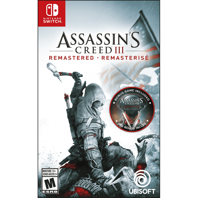 Assassin's Creed III Remastered, Ubisoft, Nintendo Switch